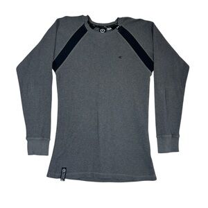 LRG Gray Long Sleeve Shirt with Black Accents